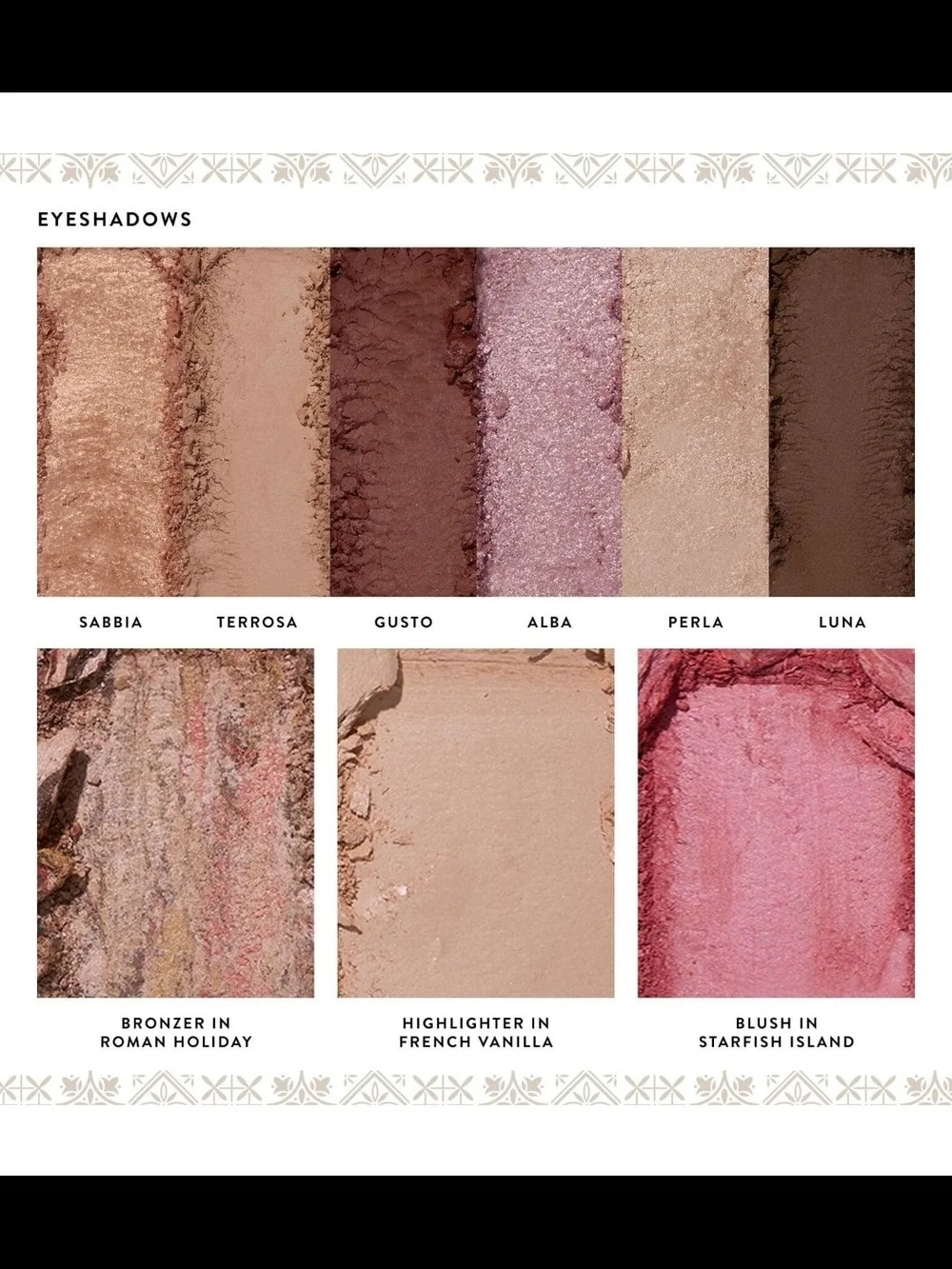 Laura Geller Face & Eyes Palette — Rose, Peach, Bronze, Pink, Shimmer